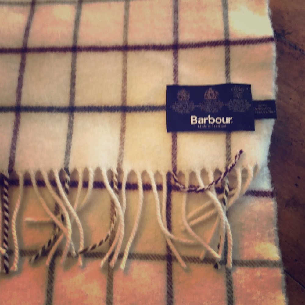 Barbour lambswool scarf